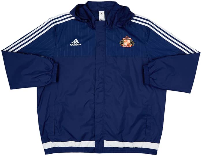 2015-16 Sunderland adidas Hooded Rain Jacket - 8/10 - (3XL)