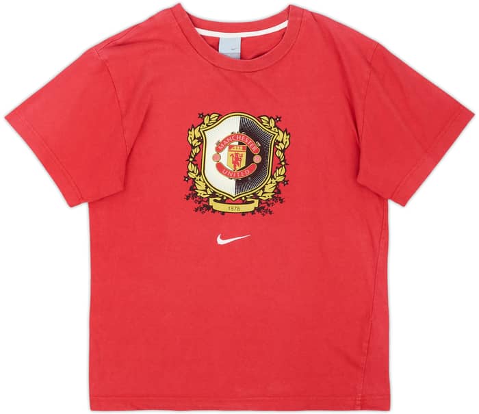 2006-07 Manchester United Nike Graphic Tee - 7/10 - (S)