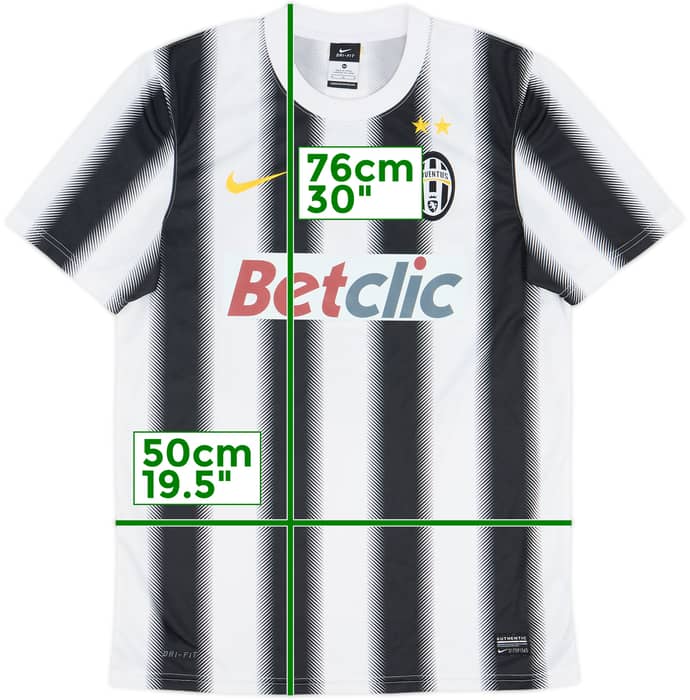 Camiseta básica de local del Juventus 2011-12 Silvia - 9/10 - (M)