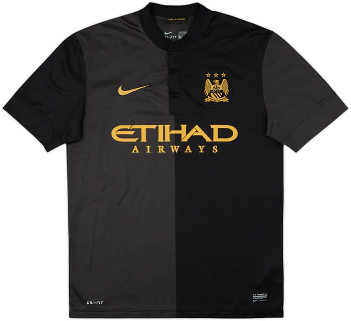 2013-14 Manchester City Away Shirt Laurens Vink #9 - 7/10 - (M)