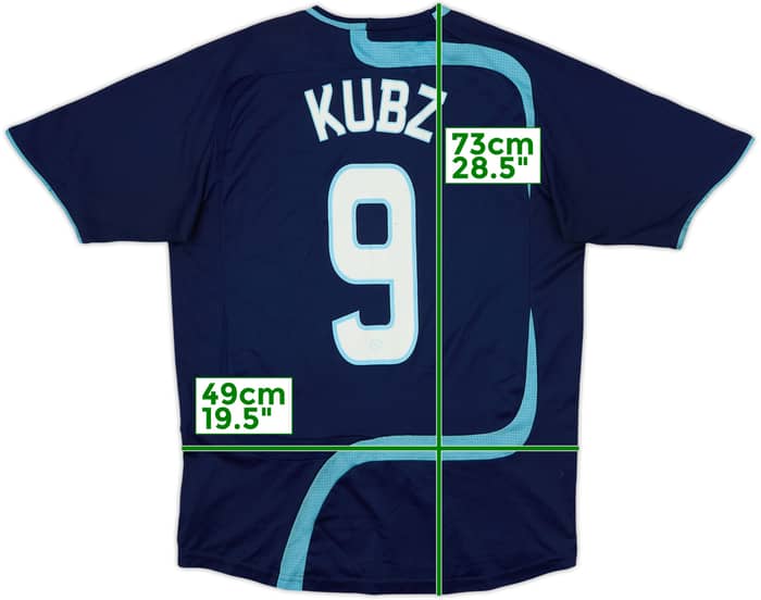 Camiseta de visitante del Ajax 2007-08 Kubz #9 - 5/10 - (XL.Niños)