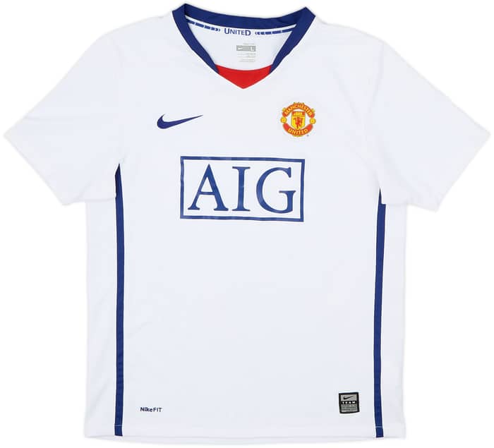 2008-10 Manchester United Away Shirt Tevez #23 - 7/10 - (L.Boys)