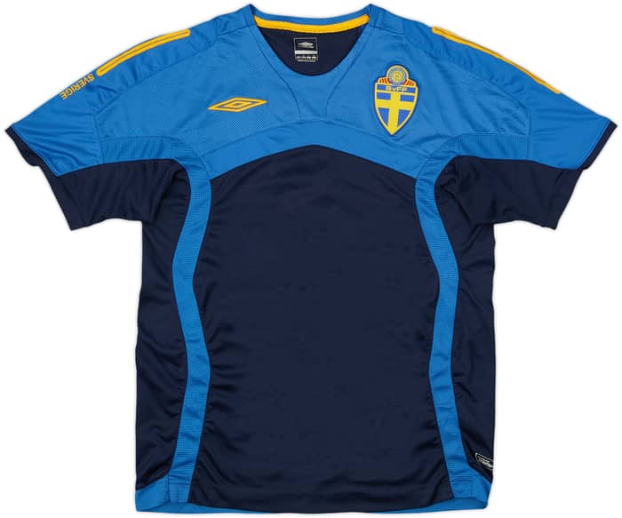 Camiseta de entrenamiento Umbro de Suecia 2010-11 Halldorsson #6 - 5/10 - (S)