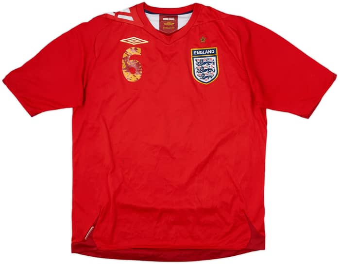 2006-08 England Away Shirt Terry #6 - 3/10 - (L)