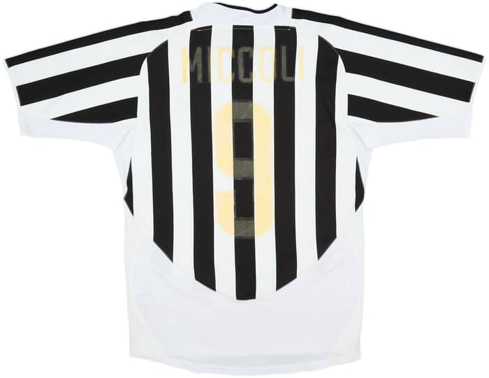 2003-04 Juventus Home Shirt Miccoli #9 - 3/10 - (S)