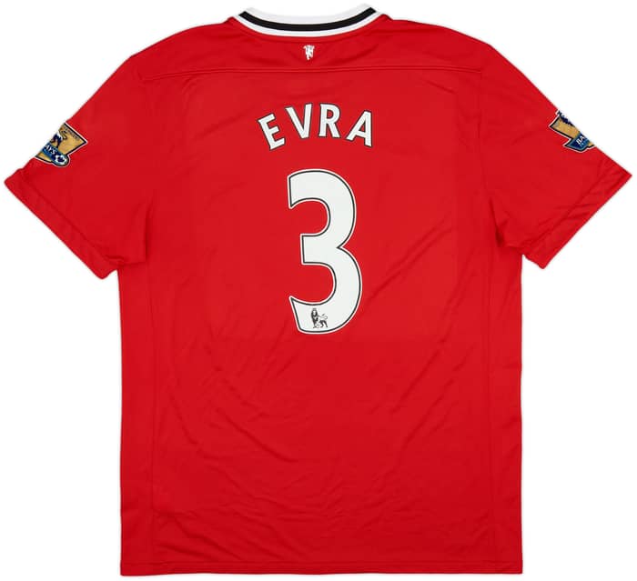 2011-12 Manchester United Home Shirt Evra #3 - 6/10 - (XL)