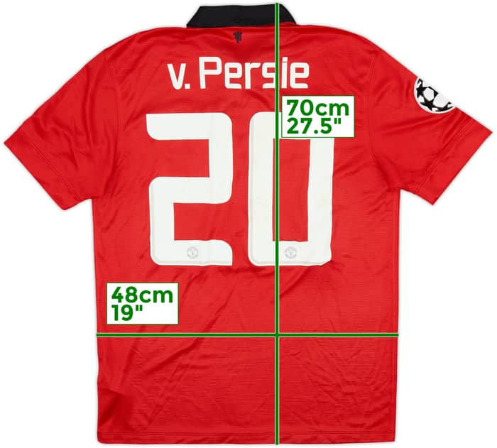 2013-14 Manchester United Home Shirt v.Persie #20 - 5/10 - (M)