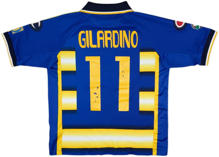 2003-04 Parma '90 Years' Home Shirt Gilardino #11 - 5/10 - (M)