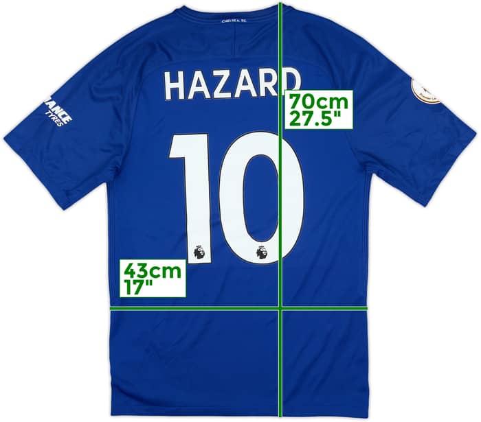 2017-18 Chelsea Home Shirt Hazard #10 - 6/10 - (S)