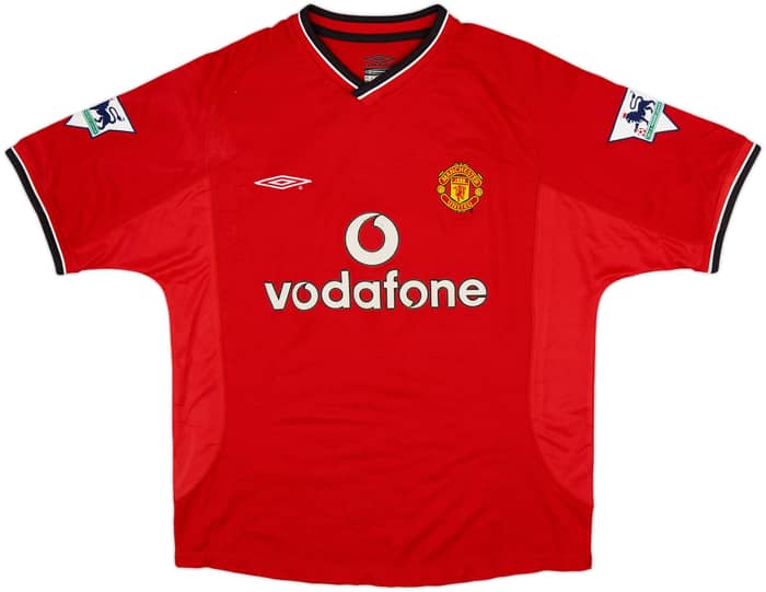 2000-02 Manchester United Home Shirt Beckham #7 - 6/10 - (M)