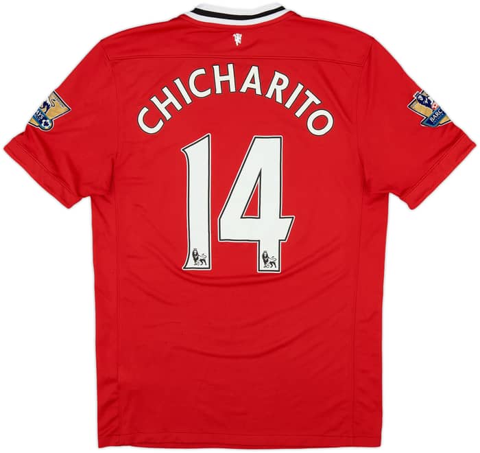2011-12 Manchester United Home Shirt Chicharito #14 - 5/10 - (M)