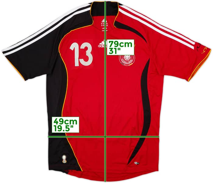 Camiseta de visitante de Alemania 2005-07 Ballack #13 - 4/10 - (M)