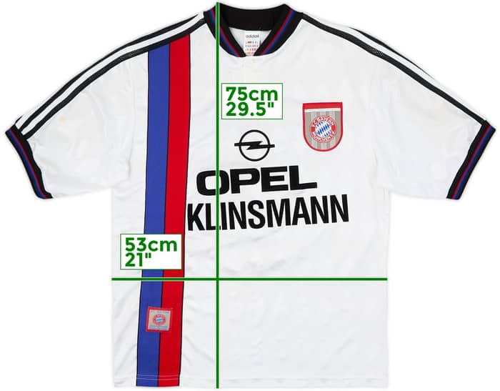 1996-98 Bayern Munich Away Shirt #18 - 8/10 - (M)