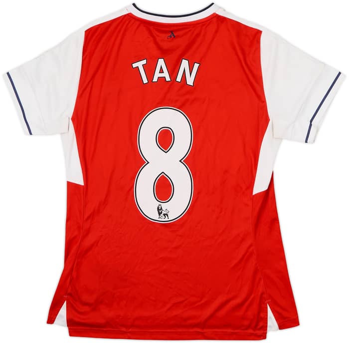 2016-17 Arsenal Home Shirt Tan #8 - 5/10 - (Women's M)