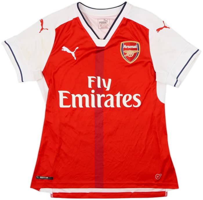 2016-17 Arsenal Home Shirt Tan #8 - 5/10 - (Women's M)
