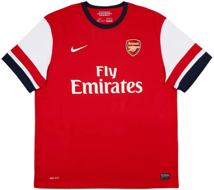 2012-14 Arsenal Home Shirt Harun #6 - 9/10 - (XL)