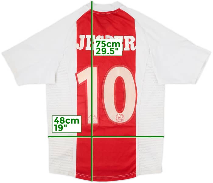 Camiseta de local del Ajax 2002-04 Jesper #10 - 3/10 - (S)