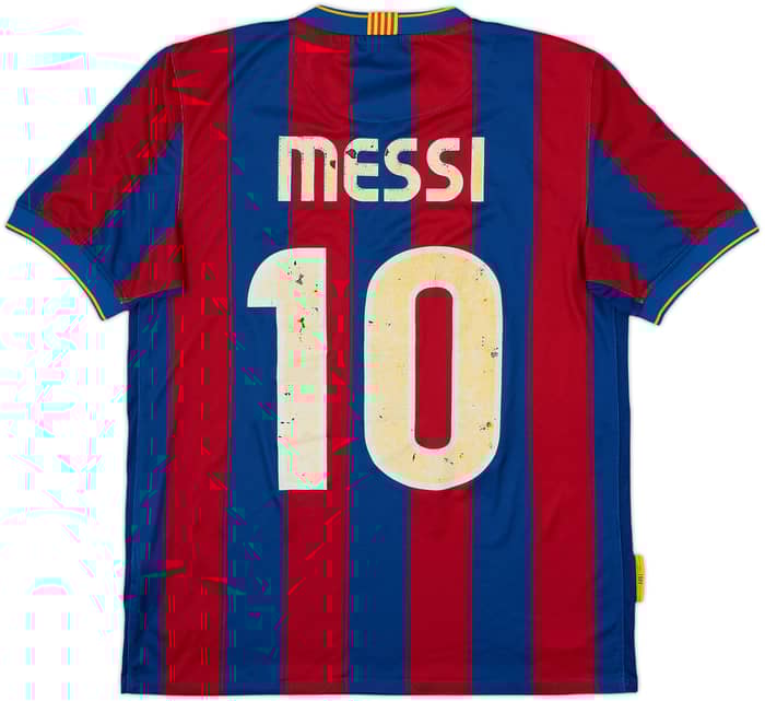 2009-10 Barcelona Local Camiseta Messi #10 - 4/10 - (S)