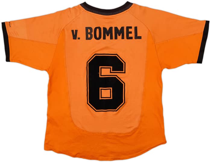 2000-02 Netherlands Home Shirt v. Bommel #6 - 5/10 - (L.Boys)