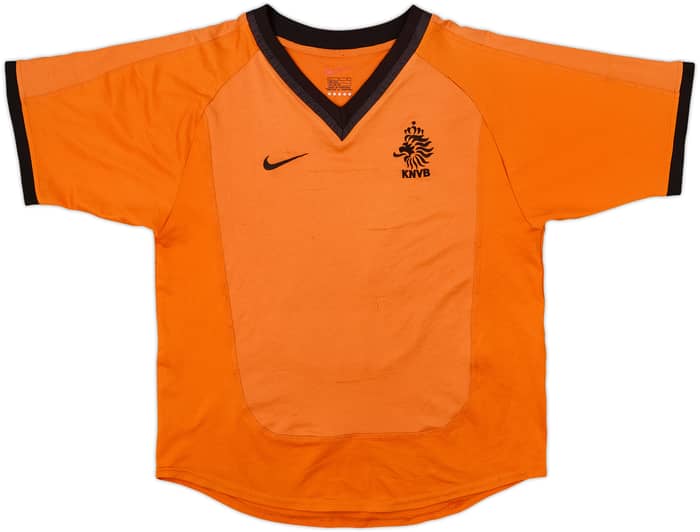 2000-02 Netherlands Home Shirt v. Bommel #6 - 5/10 - (L.Boys)