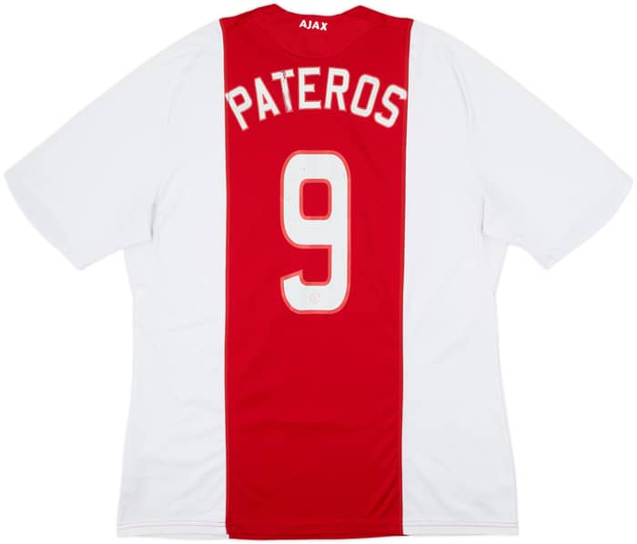 Camiseta de local del Ajax 2008-09 Pateros #9 - 4/10 - (XL)