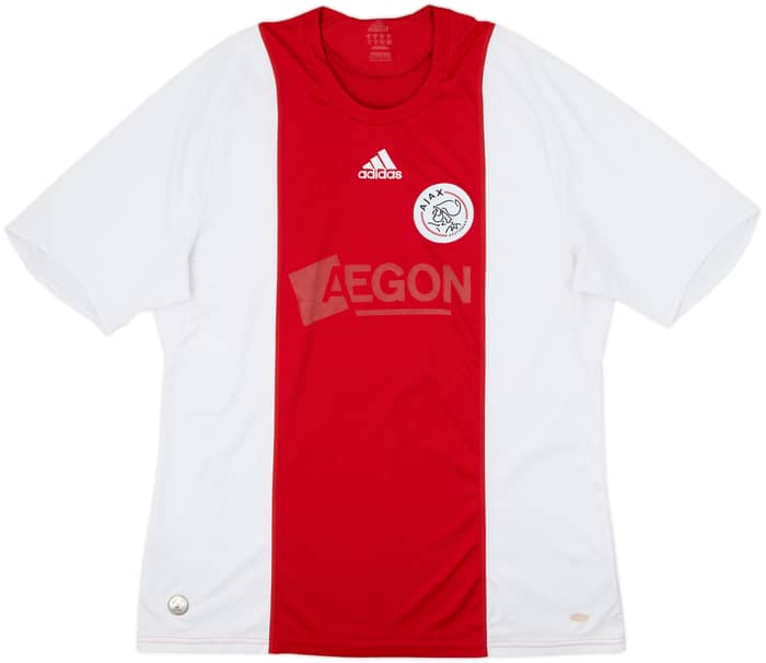 Camiseta de local del Ajax 2008-09 Pateros #9 - 4/10 - (XL)