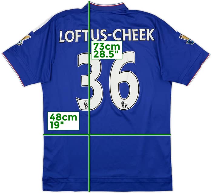 2015-16 Chelsea Home Shirt Loftus-Cheek #36 - 5/10 - (M)