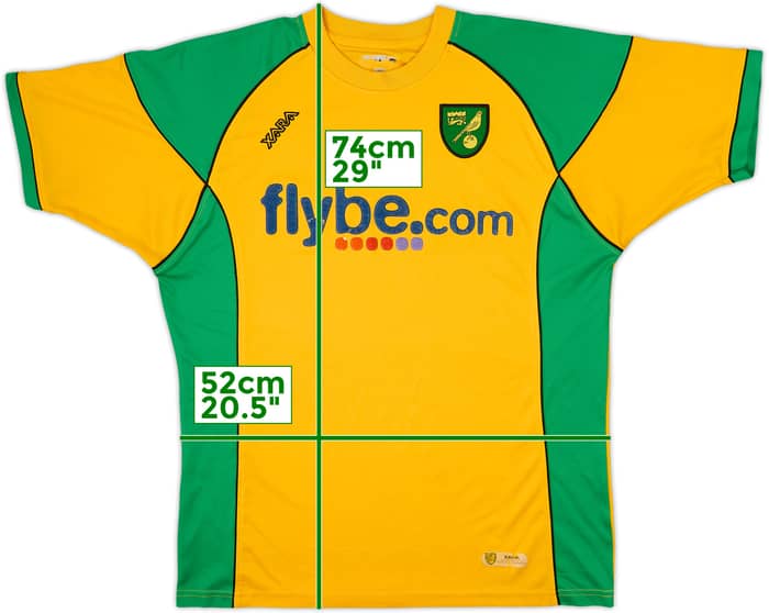 2006-08 Norwich Home Shirt Safri - 4/10 - (L)