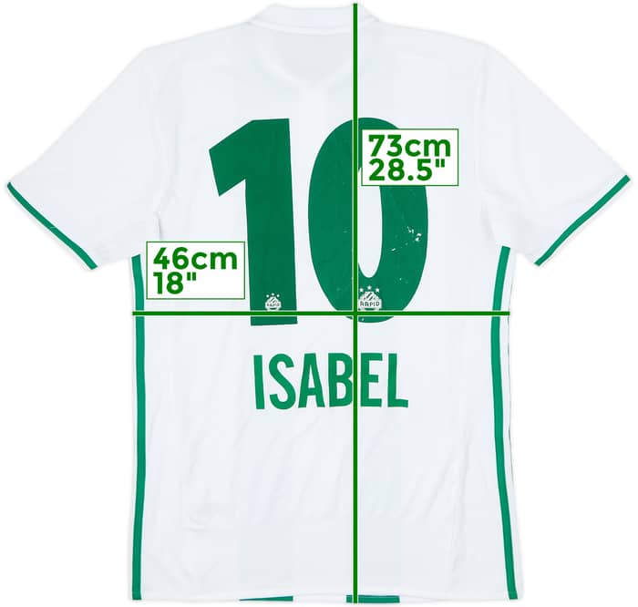 2016-17 Rapid Vienna Home Shirt Isabel #10 - 6/10 - (S)