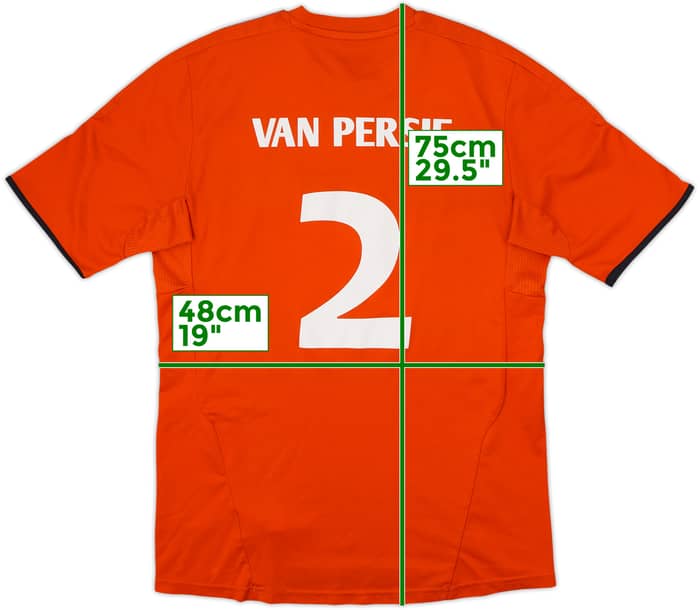Camiseta de la tercera equipación del Olympique Marseille 2011-12 Van Persie #2 - 8/10 - (M)