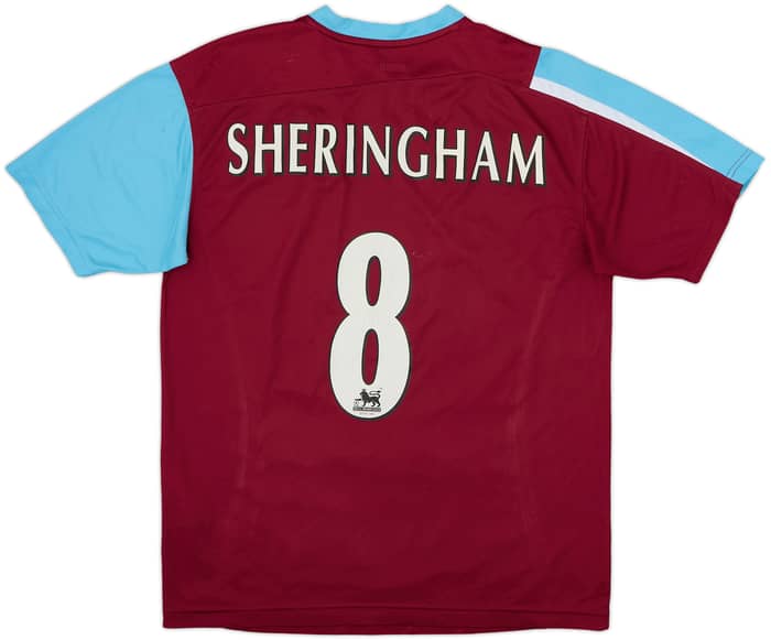 2005-07 West Ham Home Shirt Sheringham #8 - 3/10 - (M)