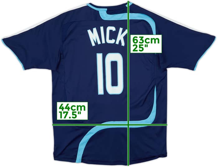 2007-08 Ajax Away Shirt Mick #10 - 8/10 - (M.Boys)