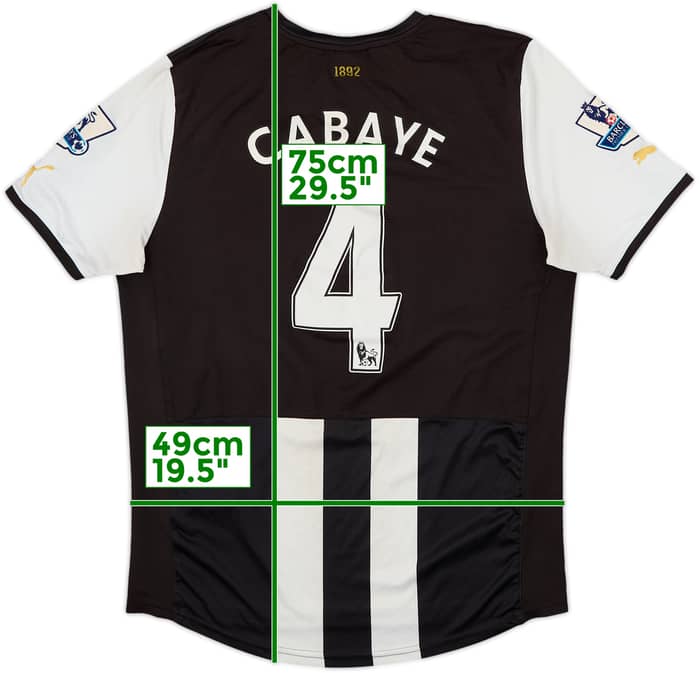2011-12 Newcastle Home Shirt Cabaye #4 - 4/10 - (M)