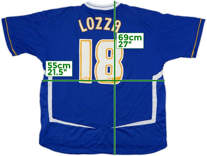 2005-06 Leicester Home Shirt Lozza #18 - 5/10 - (L)