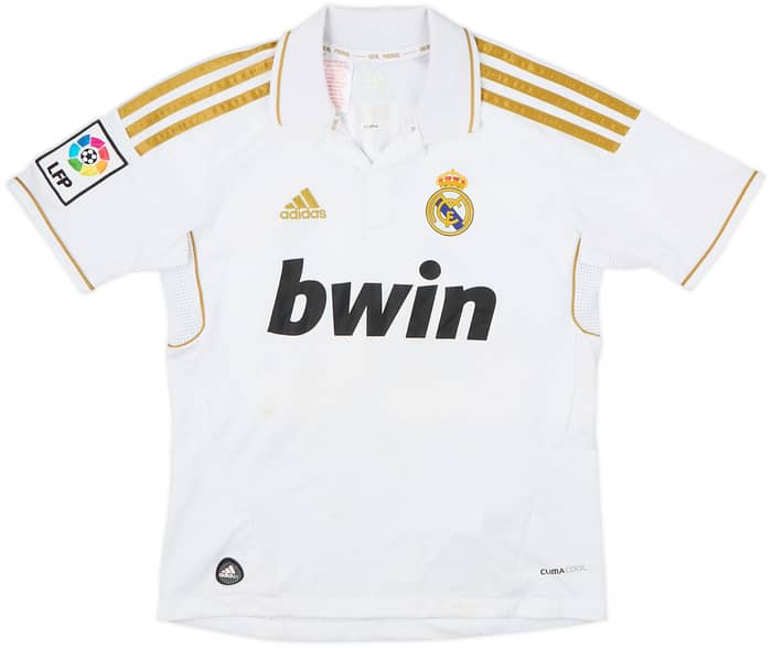 2011-12 Real Madrid Home Shirt Higuain #20 - 4/10 - (S.Boys)