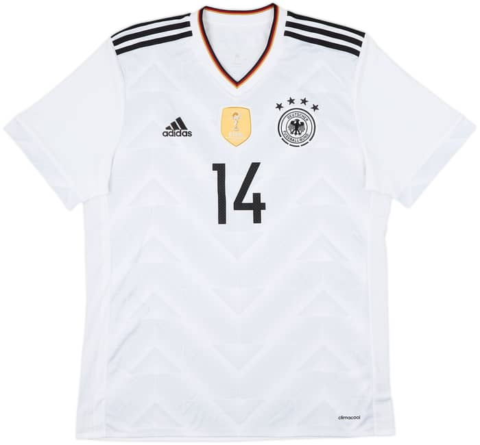 2017 Germany Confederations Cup Home Shirt Mark de Jongh #14 - 10/10 - (L)