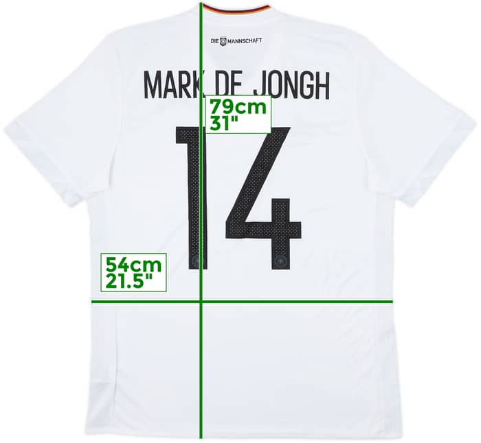 2017 Germany Confederations Cup Home Shirt Mark de Jongh #14 - 10/10 - (L)