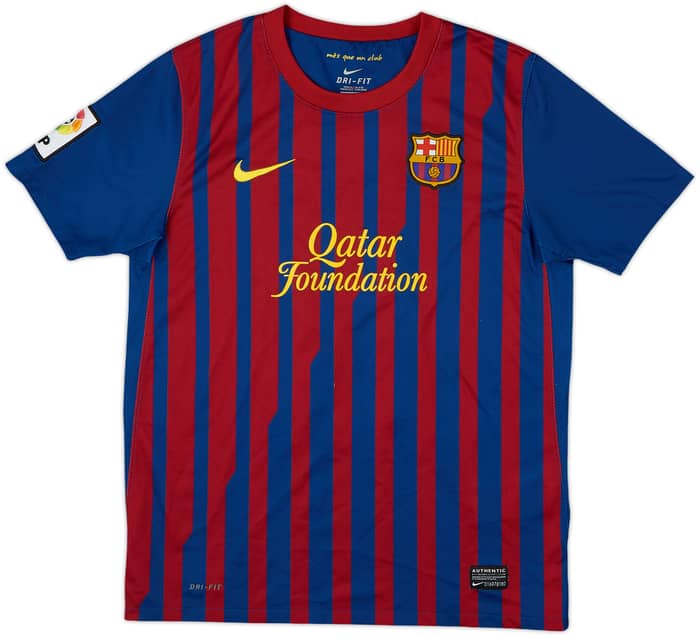 2011-12 Barcelona Home Shirt Mertens #11 - 7/10 - (L.Boys)
