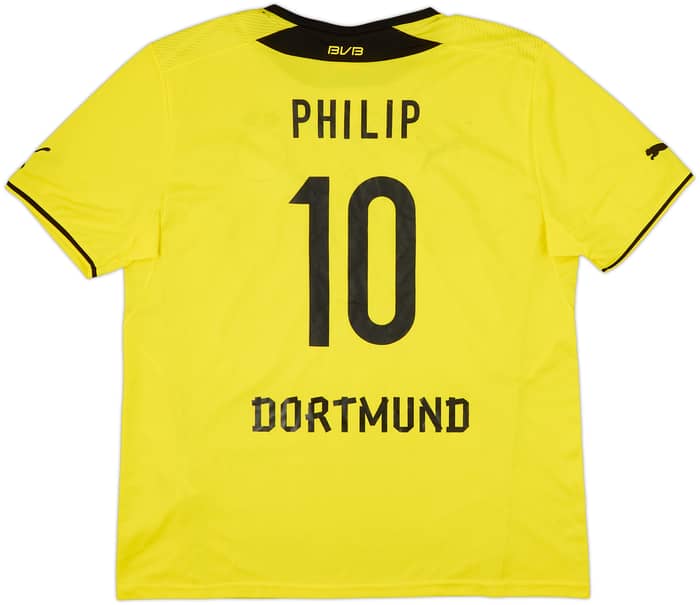 Camiseta de local del Borussia Dortmund 2013-14 Philip #10 - 7/10 - (XL)