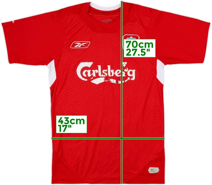 2004-06 Liverpool Home Shirt Jennifer - 3/10 - (XS)