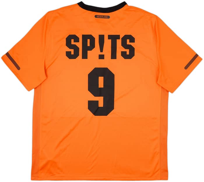 2010-11 Netherlands Home Shirt SP!TS #9 - 10/10 - (XL)