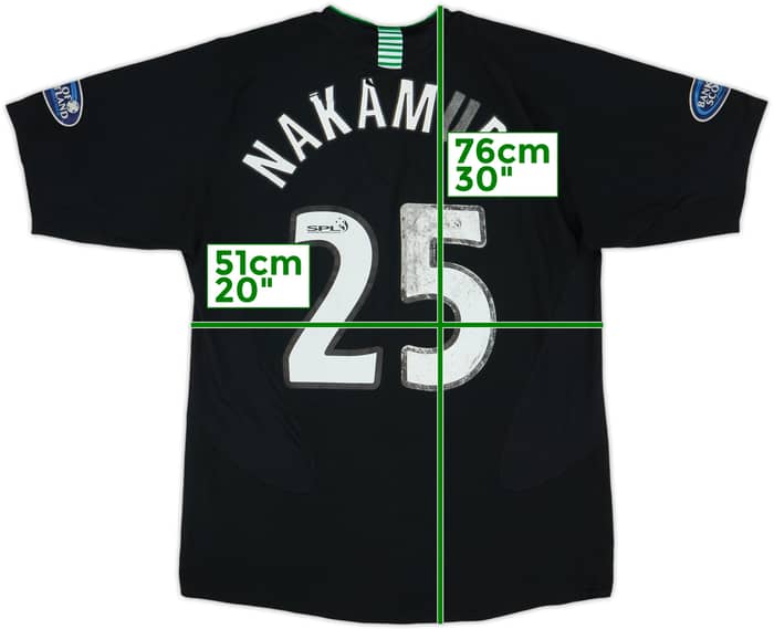 2005-07 Celtic Third Shirt Nakamura #25 - 3/10 - (M)