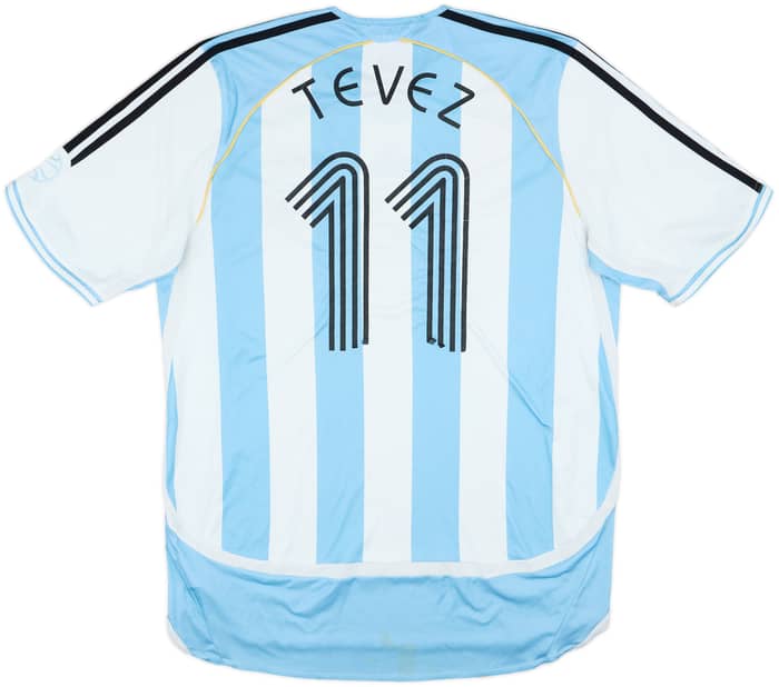 2005-07 Argentina Home Shirt Tevez #11 - 5/10 - (L)
