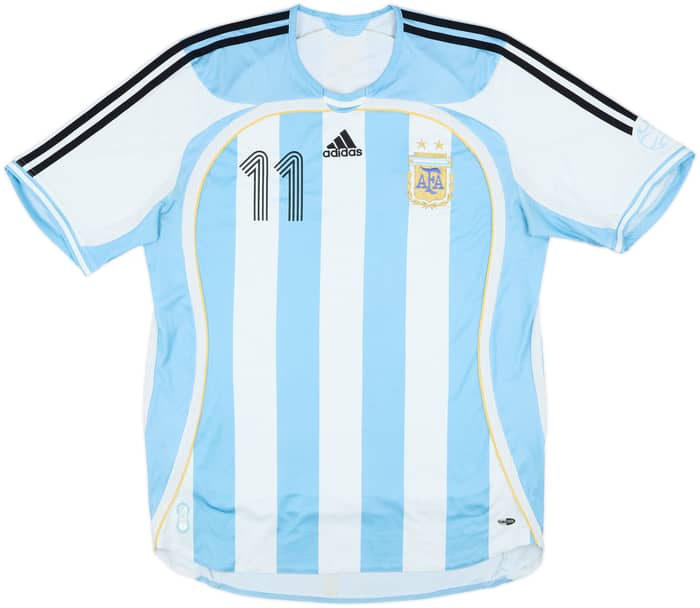 2005-07 Argentina Home Shirt Tevez #11 - 5/10 - (L)