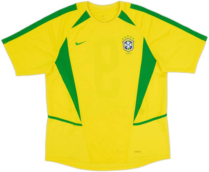 Camiseta de local de Brazil 2002-04 #9 - 6/10 - (M)