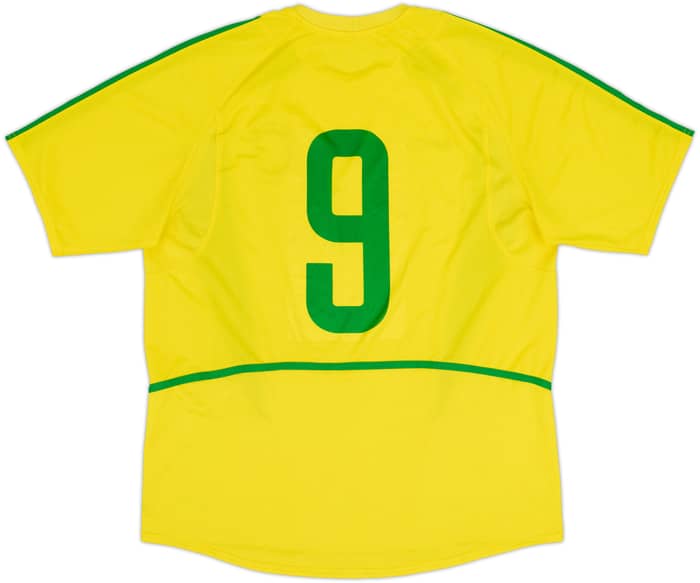 Camiseta de local de Brazil 2002-04 #9 - 6/10 - (M)