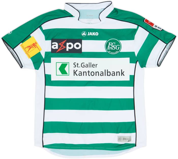 Camiseta de local del St Gallen 2009-10 Michi #28 - 7/10 - (XXS)