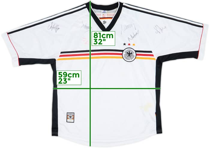 1998-00 Germany Signed Home Shirt - 5/10 - (XL)