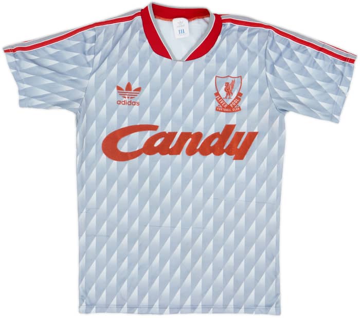 1989-91 Liverpool Camiseta Visitante - 8/10 - (S)