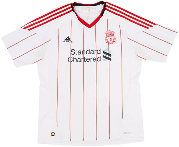 2010-11 Liverpool Away Shirt Bus #9 - 5/10 - (XL)